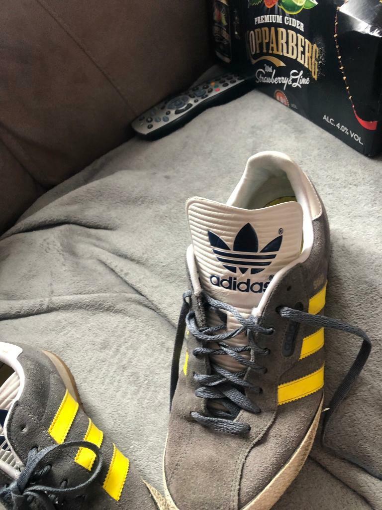 adidas samba grey suede mens trainers